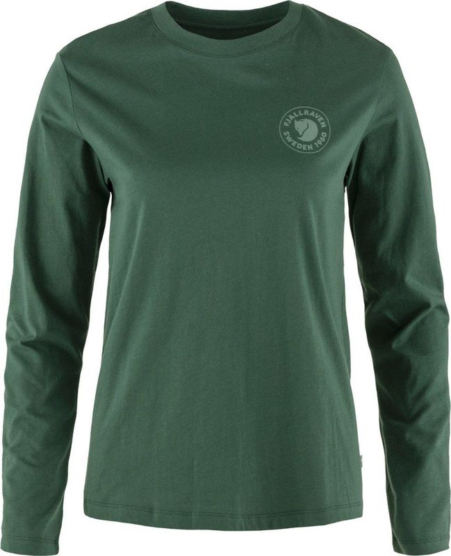 Fjällräven - 1960 Logo T-shirt LS - Longsleeve - Deep Patina - 100% Biologisch Katoen