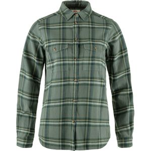 Fjällräven - Övik Heavy Flannel Shirt - Blouse - Patina Green Deep Patina