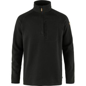 Fjällräven - Övik Fleece Half Zip - Fleece Trui - Zwart