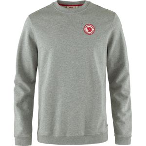 Fjällräven - 1960 Logo Badge Sweater - Trui - Grey Melange - 100% Biologisch Katoen
