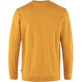 Fjällräven - 1960 Logo Badge Sweater - Mustard Yellow - 100% Biologisch Katoen