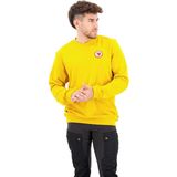 Fjällräven - 1960 Logo Badge Sweater - Mustard Yellow - 100% Biologisch Katoen
