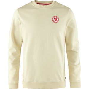 Fjällräven - 1960 Logo Badge - Sweater - Chalk White - 100% Biologisch Katoen