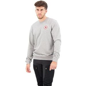 Fjällräven - 1960 Logo Badge - Sweater - Grey Melange - 100% Biologisch Katoen