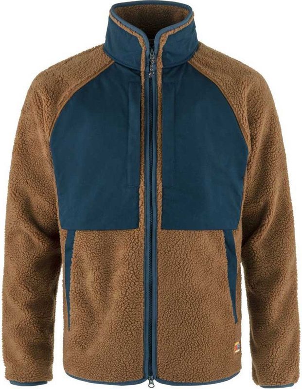 Fjällräven Vardag pile jas 87164 230 560 chestnut navy L
