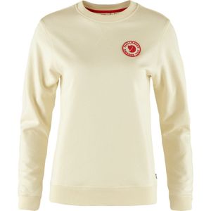 Fjällräven - 1960 Logo Badge Sweater - Chalk White - 100% Biologisch Katoen