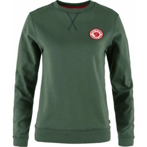 Fjällräven - Övik 1960 Logo Badge Sweater - Deep Patina - 100% Biologisch Katoen