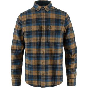 Fjällräven - Singi Heavy Flannel Shirt - Bruin - Katoen - Lange Mouwen