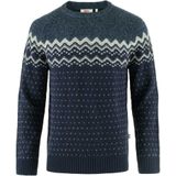 Fjällräven - Övik Knit Sweater - Trui - Donkerblauw-Mountain Blue - Wol