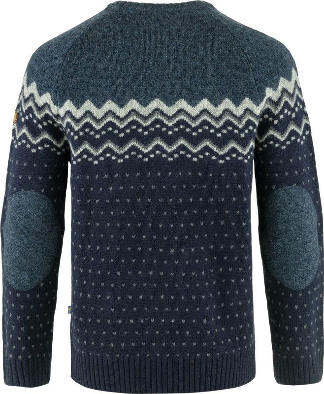 Fjällräven - Övik Knit Sweater - Trui - Donkerblauw-Mountain Blue - Wol