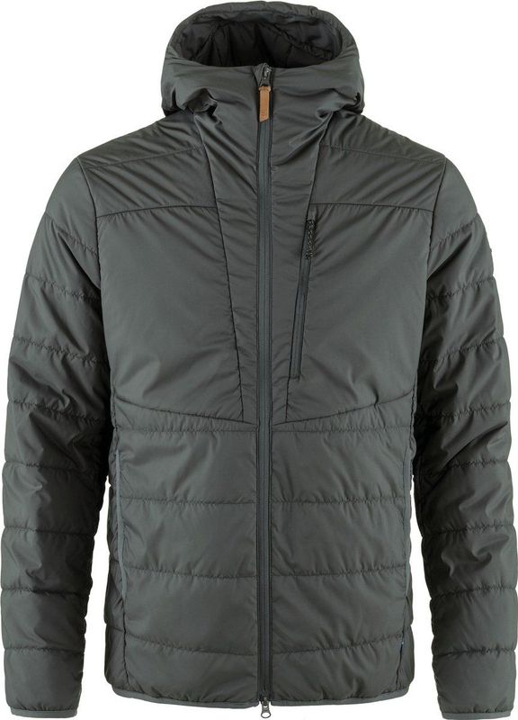Fjällräven - Keb Hoodie - Synthetisch Jack - Grijs - Isolerend - Capuchon