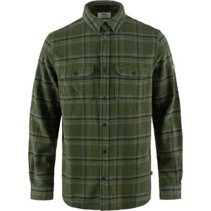 Blouse Fjällräven Men Övik Heavy Flannel Shirt Deep Forest Laurel Green