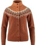 Vest Fjällräven Women Övik Knit Cardigan Autumn Leaf Desert Brown