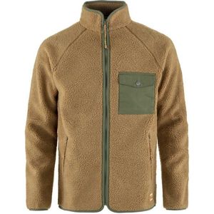 Fjällräven - Vardag Pile Fleece - Vest - Buckwheat Brown-Laurel Green - Fleece