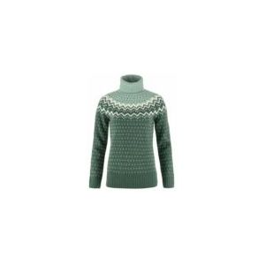 Fjällräven - Övik Knit Roller Neck - Gebreide Trui - Deep Patina Misty Green