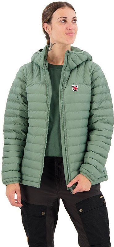 Fjällräven - Expedition Lätt Hoodie - Winterjack - Groen - Gerecycled Polyester