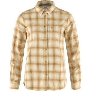 Fjallraven Ovik flannel shirt W chalk white dune beige