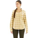 Fjallraven Ovik flannel shirt W chalk white dune beige