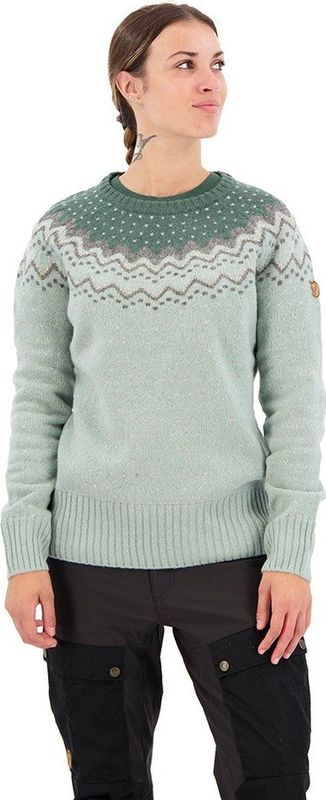 Trui - Gebreid - Groen - 100% Wol