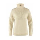 Fjällräven - Övik Half Zip Knit - Wollen Trui - Beige