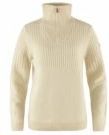 Fjällräven - Övik Half Zip Knit - Wollen Trui - Beige