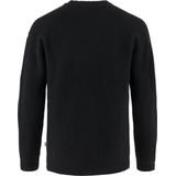 Fjällräven - Övik Rib Sweater - Wollen Trui - Zwart