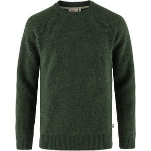Fjällräven - Övik Rib Sweater - Wollen Trui - Groen