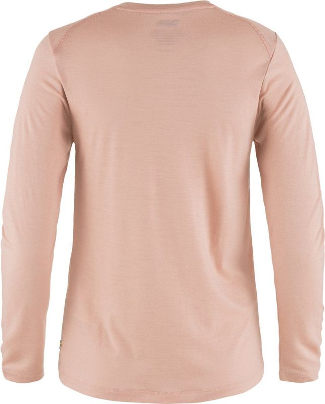 Fjallraven - Abisko Wool LS - Outdoorshirt - Chalk Rose - Dames - Lange Mouwen