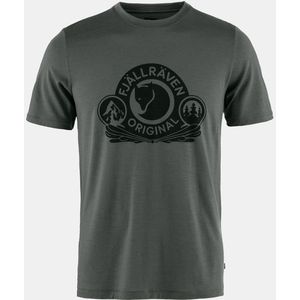 Fjällräven - Abisko Wool Classic S/S - Merinoshirt - Grijs
