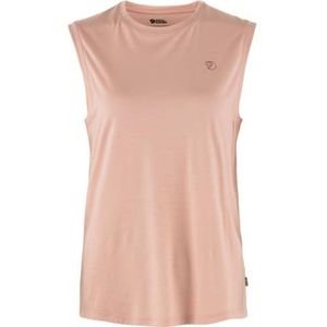 Fjallraven Abisko Wool Tank Top W tanktop voor dames, krijtroze, M, Krijt Roze