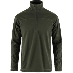 Fjällräven - Abisko Lite Fleece Half Zip - Trui - Deep Forest - 100% Gerecycled Polyester