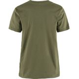 Fjällräven - Logo Tee - T-shirt - Groen - Katoen