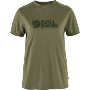 Fjällräven - Logo Tee - T-Shirt - Groen - Biologisch Katoen/Gerecycled Polyester