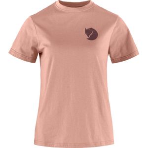 Fjällräven - Fox Boxy Logo T-shirt - Roze - 60% Katoen 40% Polyester