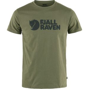 Fjällräven - Logo T-Shirt - Laurel Green - Biologisch Katoen - Gerecycled Polyester