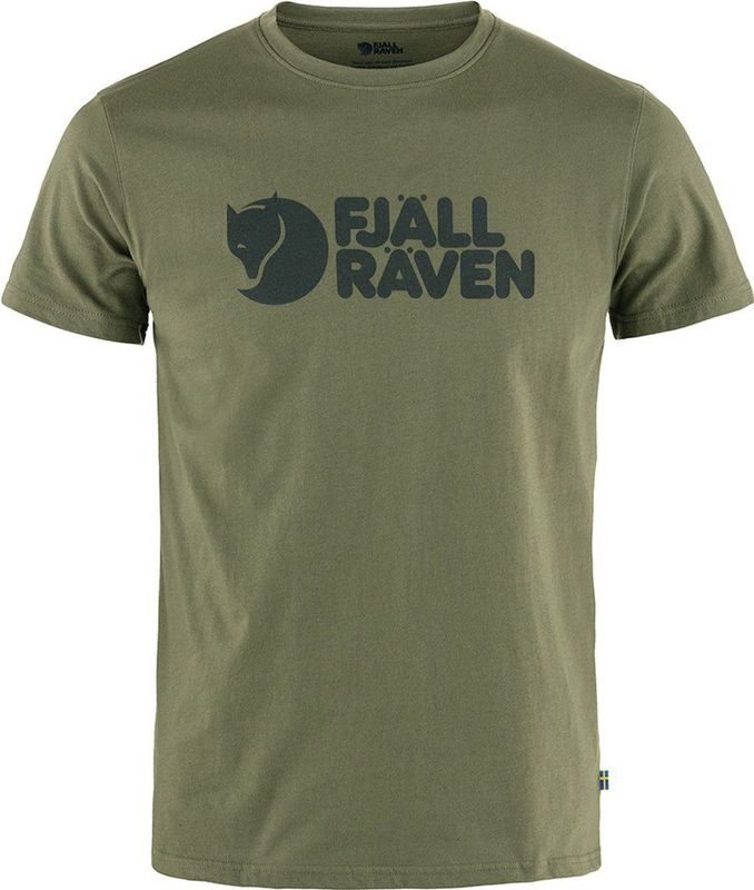 Fjällräven - Logo T-Shirt - Laurel Green - Biologisch Katoen-Gerecycled Polyester
