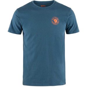 Fjall Raven - T-shirts - 1960 Logo T-Shirt M Indigo Blue voor Heren van Katoen - Maat L - Blauw
