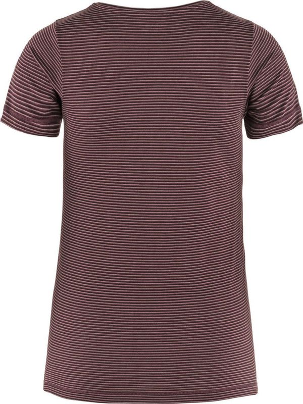 Fjällräven - Abisko Cool - T-shirt - Dunstreepjes - 50% Lyocell - 25% Viscose - 19% Biologisch Katoen