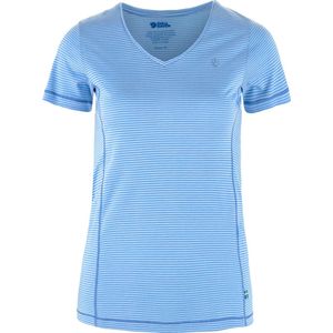 Fjällräven Abisko Cool Damen T-Shirt (Blau XL Größe) Laufbekleidung