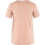 Fjallraven Abisko Wool Fox SS T-Shirt Dames Chalk Rose-Port