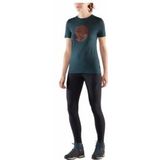 Fjallraven Abisko Wool Fox SS T-Shirt Dames Chalk Rose-Port