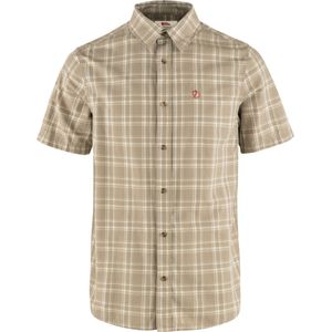Fjallraven - Övik Lite Shirt SS M - T-shirt - Fossil-Chalk Rose