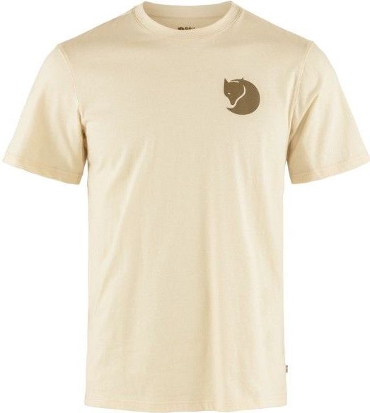 Fjällräven 12600216-113 Walk with Nature T-shirt M T-shirt heren krijt wit maat M, Chalk White, M