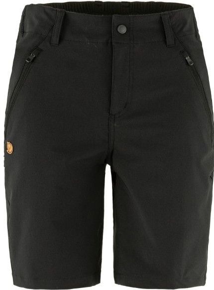 Fjällräven - Abisko Trail Stretch Shorts - Zwart - Korte Broeken