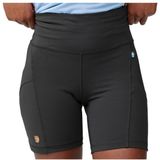 Fjällräven - Abisko 6´´ - Korte Leggings - Zwart - Gerecycled Polyester