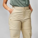 Fjällräven - Abisko Hike Zip-off Broek - Beige - G-1000 Air Stretch
