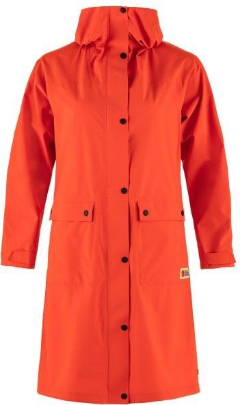 Fjällräven - Vardag Rain Parka - Jas - Flame Orange - Waterdicht