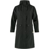 Fjällräven - Vardag Rain Parka - Regenjas - Zwart - Gerecycled Polyester