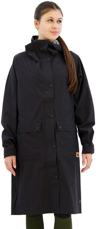 Fjällräven - Vardag Rain Parka - Regenjas - Zwart - Gerecycled Polyester