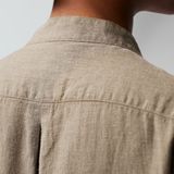 Fjällräven - Övik Hemp Shirt L/S - Overhemd - Bruin - 55% Hennep, 45% Lyocell